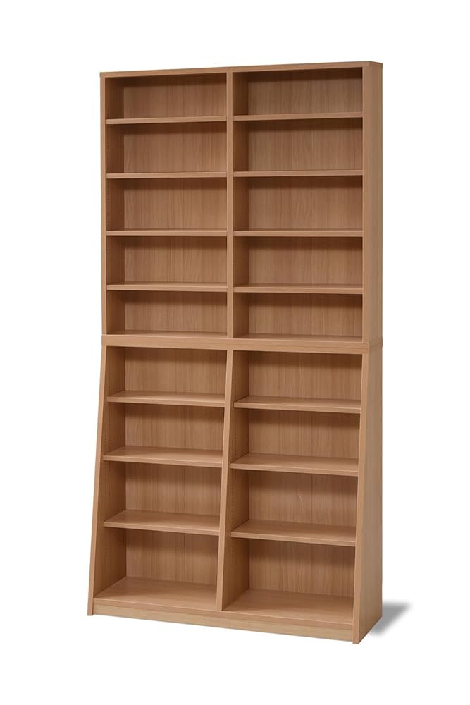 Amazon｜JKプラン 文庫本 収納 薄型本棚 幅60 スリム (本棚革命